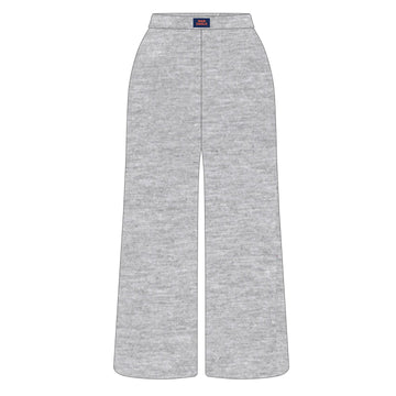 The Ava Airy Pants War Eagle Woven Label | Heather Grey
