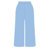 The Ava Airy Pants War Eagle Woven Label | Light Blue