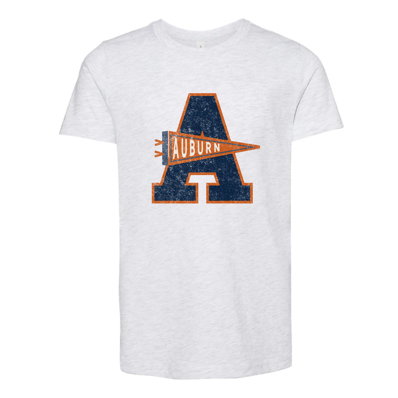 The Auburn Pennant A | Youth Ash Tee