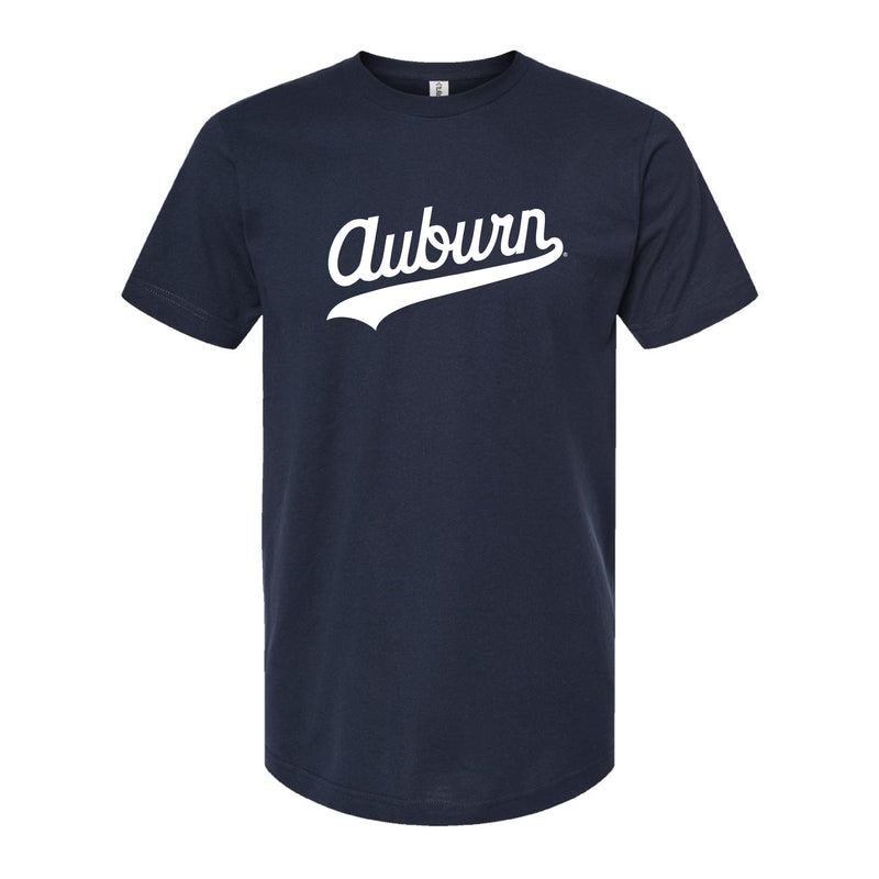 The Auburn Script Logo | Navy Tee