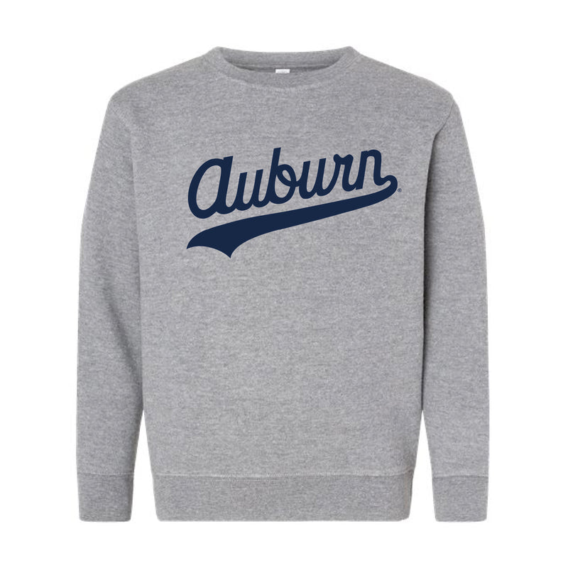 The Auburn Script Logo | Youth Heather Sweatshirt