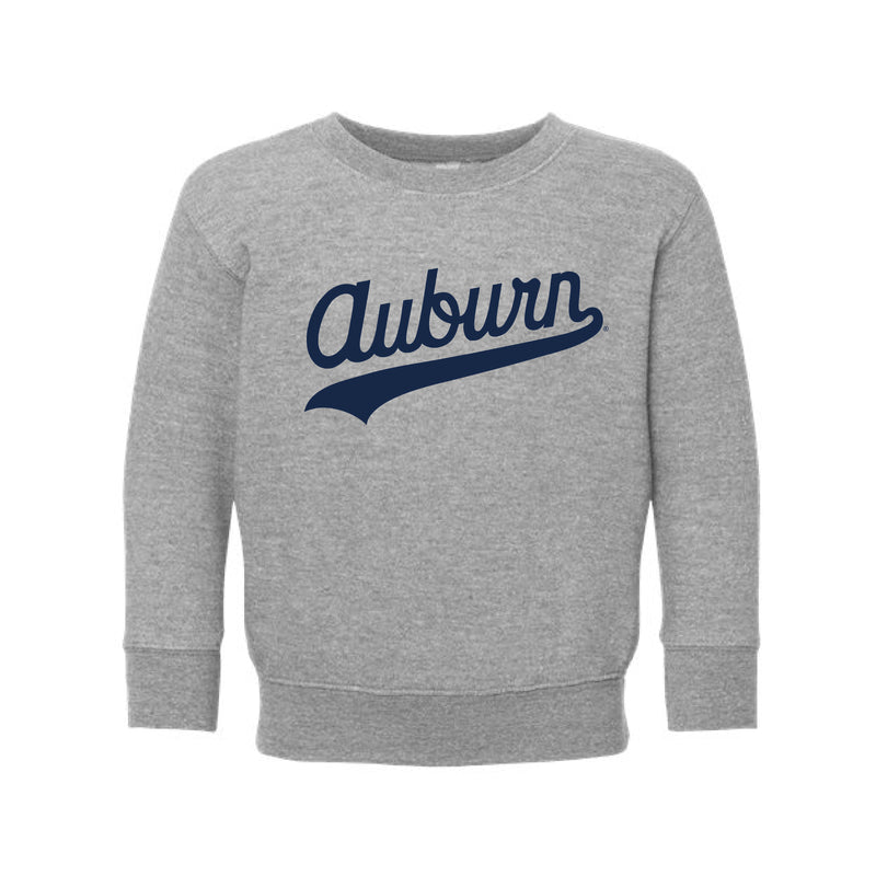 The Auburn Script Logo | Toddler Heather Sweatshirt