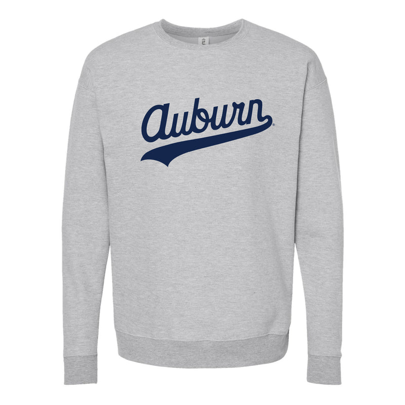 The Auburn Script Logo | Heather Grey Sweatshirt