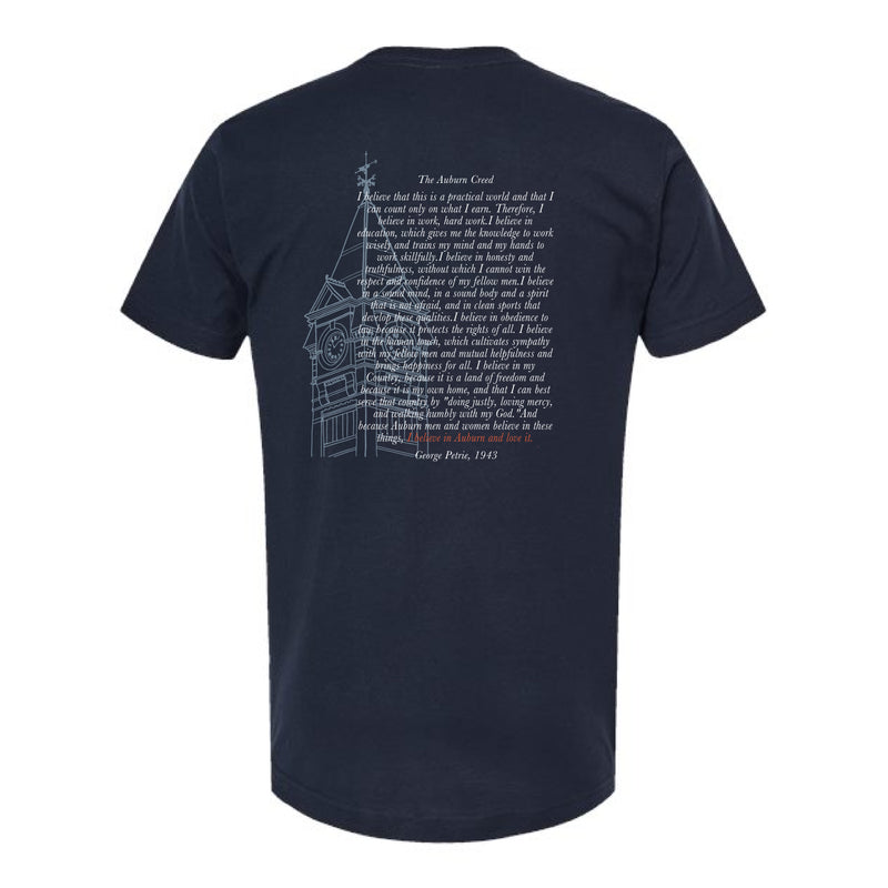 The Auburn Men and Women | Navy Tee