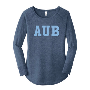 The AUB | Navy Frost  Long Sleeve Tunic Tee