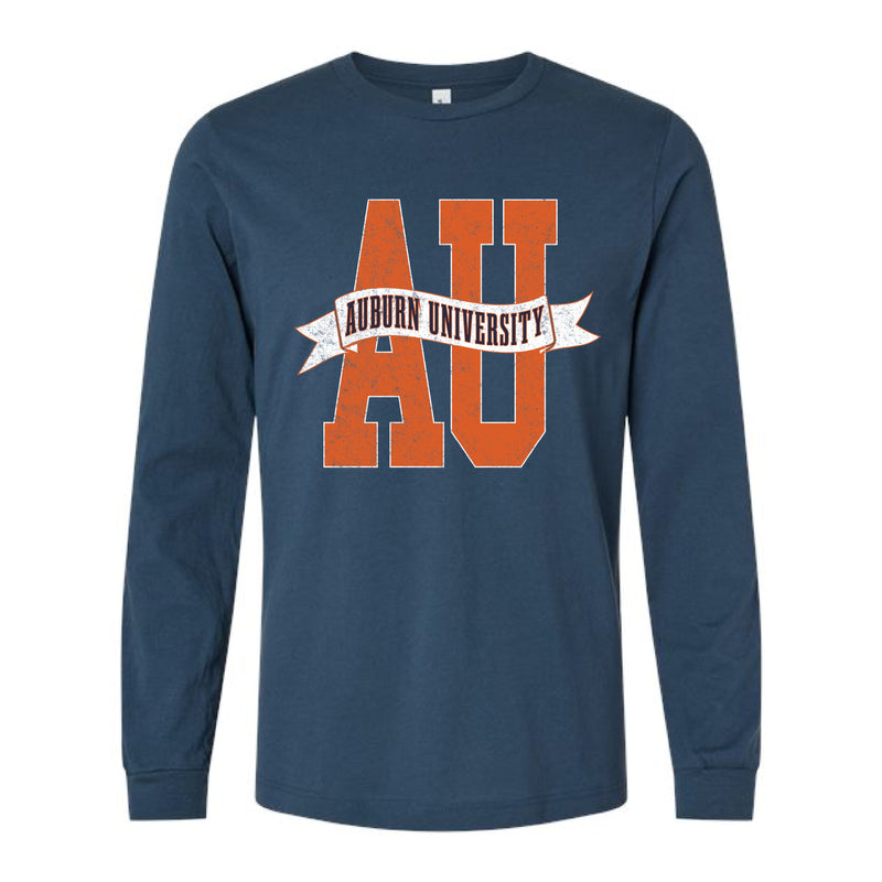 The AU Banner | Vintage Navy Long Sleeve Tee