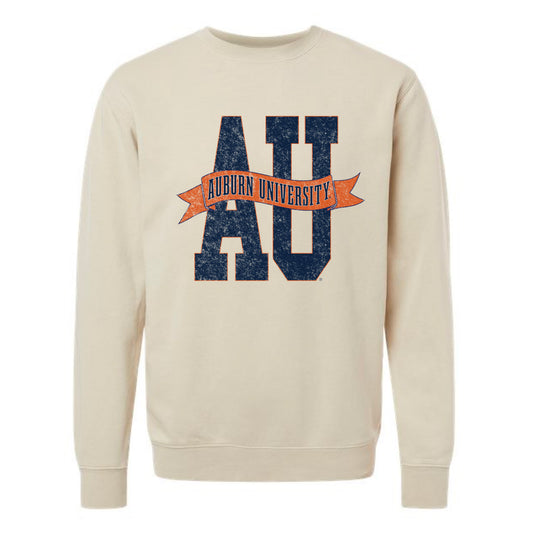 The AU Banner | Pigment Ivory Crewneck Sweatshirt