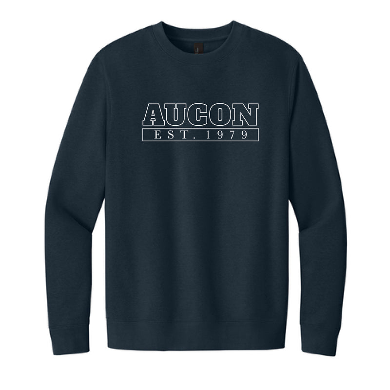 The AUCON Outline Est | Adult New Navy Fleece Crew