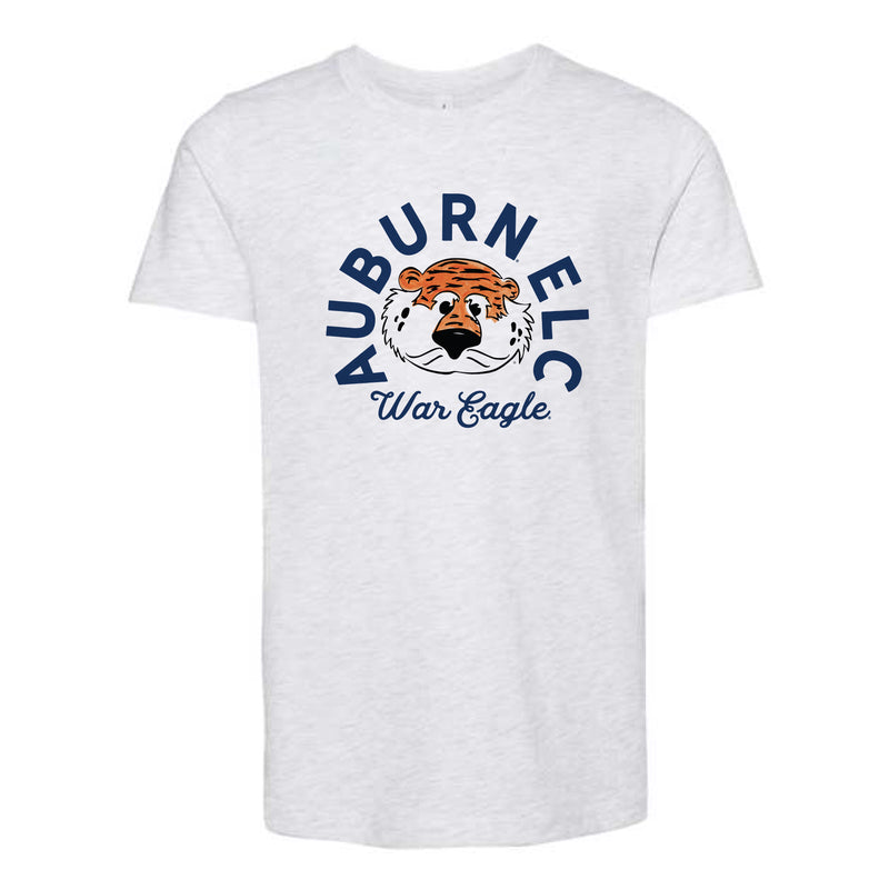 The AUELC Aubie Head | Youth Ash Tee