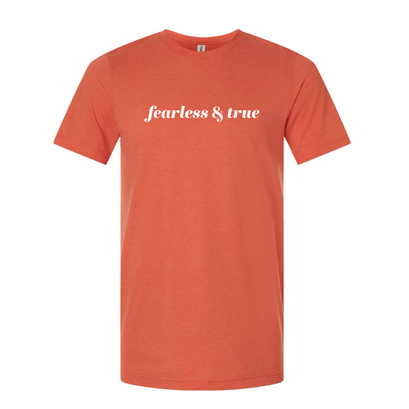 The AU Fearless & True | Heather Orange Tee