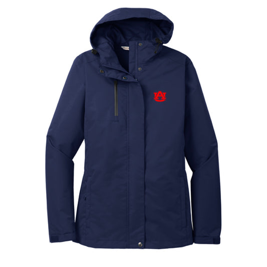 The AU Logo | Embroidered True Navy All-Conditions Jacket