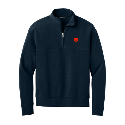 The AU Logo | Embroidered Night Navy 1/4 Zip