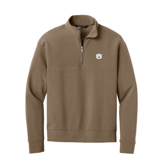 The AU Logo | Embroidered Warm Taupe 1/4 Zip