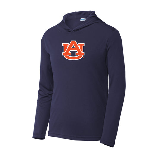 The AU Logo | Youth True Navy Hooded Tee