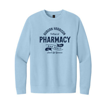 The AU Pharmacy Don't Be Generic | Ice Blue Crewneck