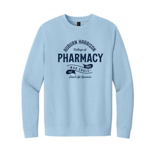 The AU Pharmacy Don't Be Generic | Ice Blue Crewneck