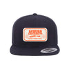 The AU Where The Good Times Roll Patch Hat | Embroidered Navy Snapback Cap