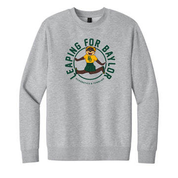 The Acrobatic and Tumbling Marigold | Light Grey Heather Sweatshirt