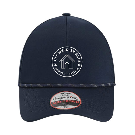 The Acuff Circle Logo | Adult Navy Rope Cap