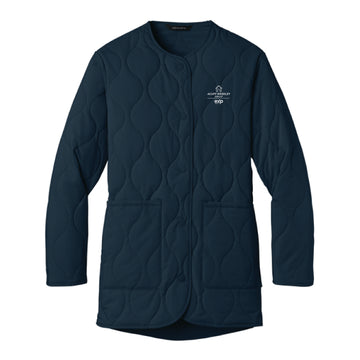 The Acuff EXP Logo | Women's Night Navy Quilted Liner Jacket