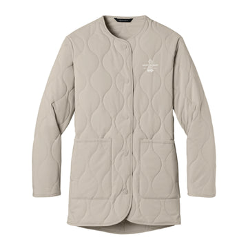 The Acuff EXP Logo | Women's Almond Quilted Liner Jacket