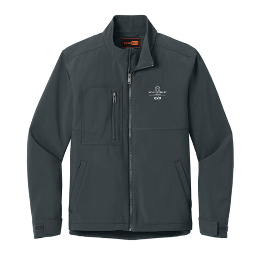 The Acuff EXP Logo | Adult Iron Grey Workwear Soft Shell