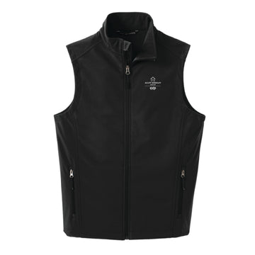 The Acuff Logo | Adult Black Soft Shell Vest