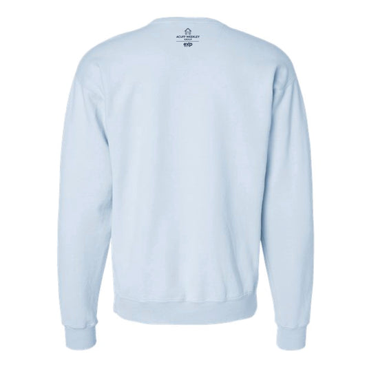 The Acuff Weekley Group Arch | Adult Soothing Blue Sweatshirt