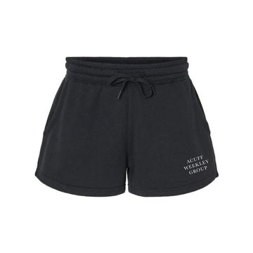 The Acuff Weekley Serif | Women's Black Fleece Shorts