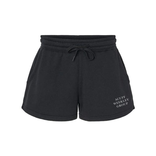 The Acuff Weekley Serif | Women's Black Fleece Shorts