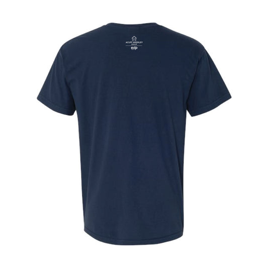 The Acuff Weekley Serif | Adult True Navy Tee