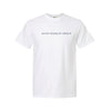 The Acuff Weekley Serif | Adult White Tee