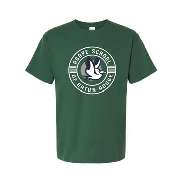 The Agape Circle - Field Trip Shirt | Adult Athletic Dark Green Tee