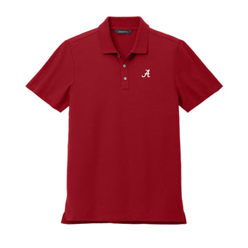 The Alabama A Logo | Embroidered Apple Red Polo
