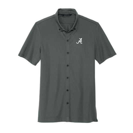 The Alabama A Logo | Embroidered Anchor Grey Polo