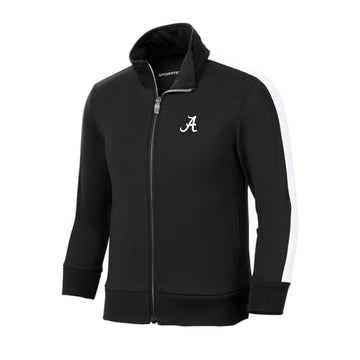 The Alabama A Logo | Embroidered Youth Black/ White Jacket