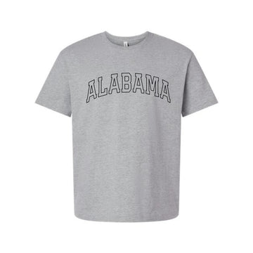 The Alabama Arch Outline | Athletic Heather Tee