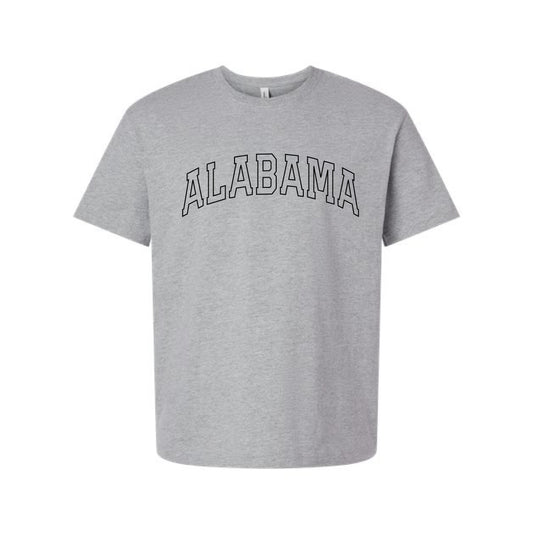 The Alabama Arch Outline | Athletic Heather Tee