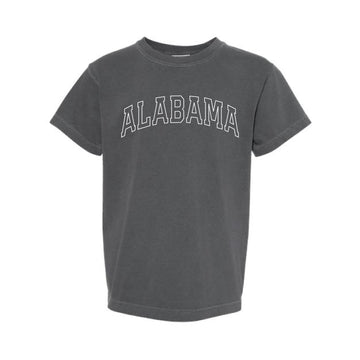 The Alabama Arch Outline | Youth Pepper Tee