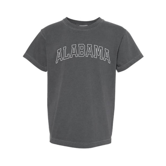 The Alabama Arch Outline | Youth Pepper Tee