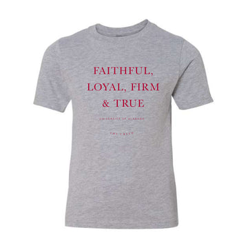 The Alabama Creed | Youth Heather Grey Tee