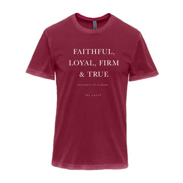 The Alabama Creed | Washed Cardinal Tee