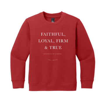 The Alabama Creed | Youth Classic Red Sweatshirt