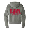 The Alabama Crimson Tide Wavy | Heather Charcoal 1/2 Zip Pullover