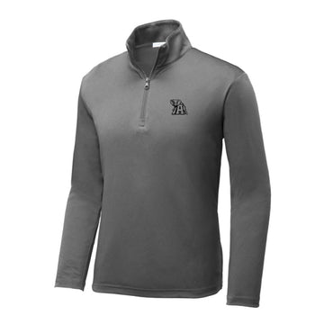 The Alabama Elephant A Logo Outline | Embroidered Youth Grey Concrete Pullover