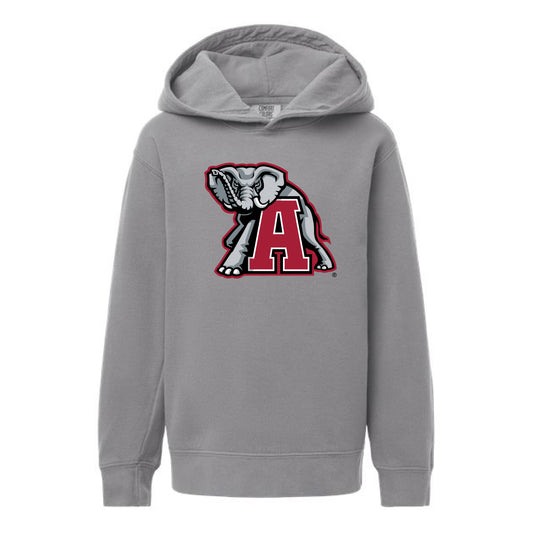 The Alabama Elephant A Logo | Youth Grey Hoodie