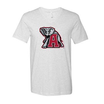 The Alabama Elephant A Logo | Ash V-Neck
