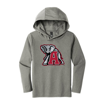 The Alabama Elephant A Logo | Youth Grey Frost Hoodie