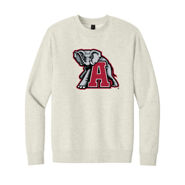 The Alabama Elephant A Logo | Oatmeal Heather Sweatshirt