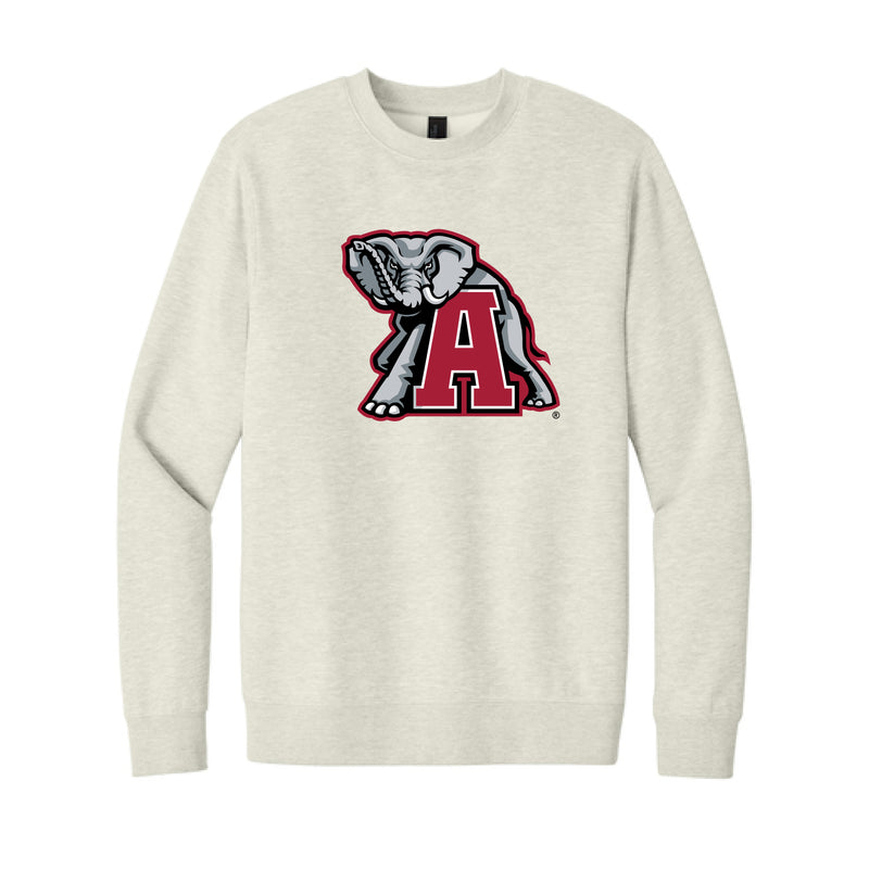 The Alabama Elephant A Logo | Oatmeal Heather Sweatshirt